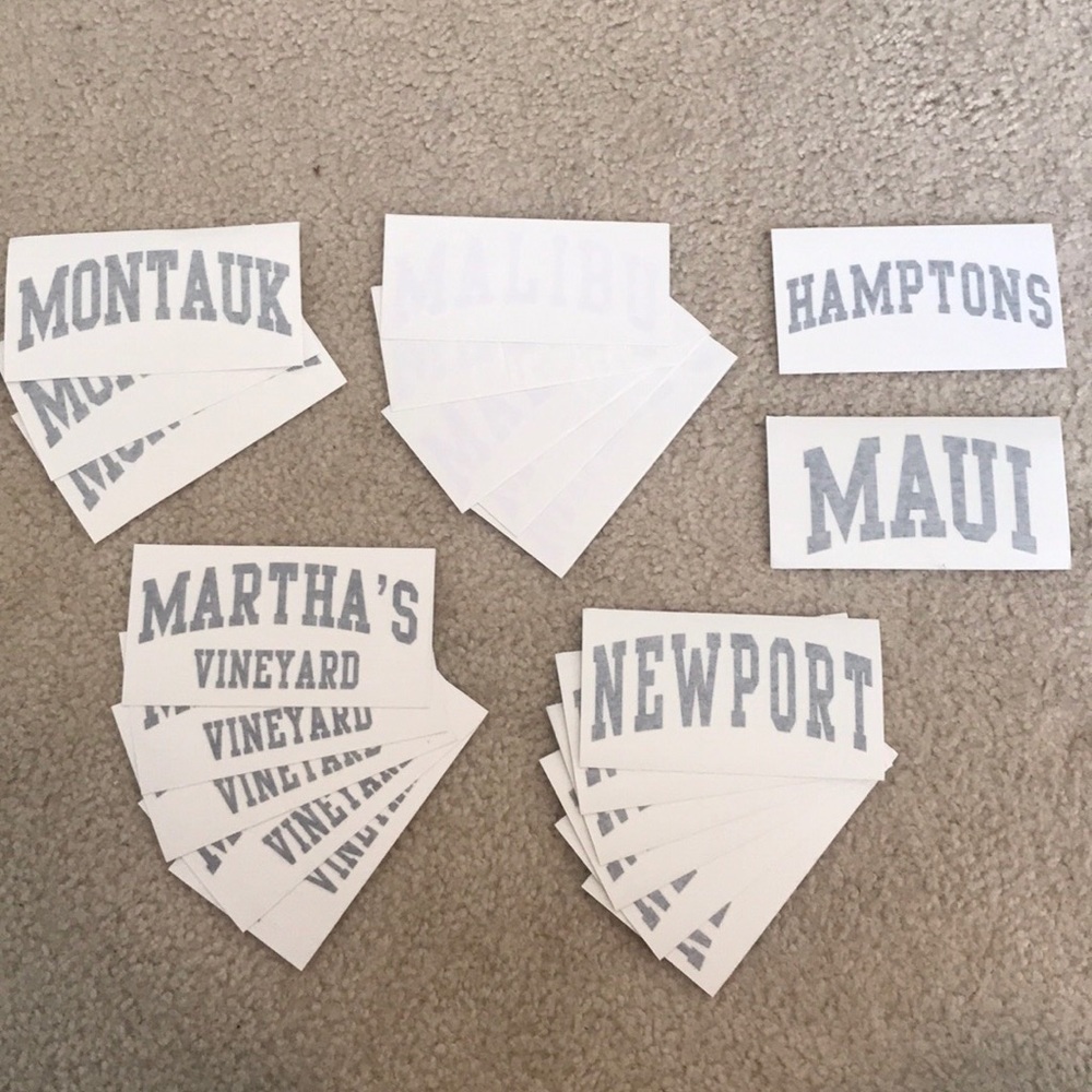 Brandy Melville 4 pack sticker